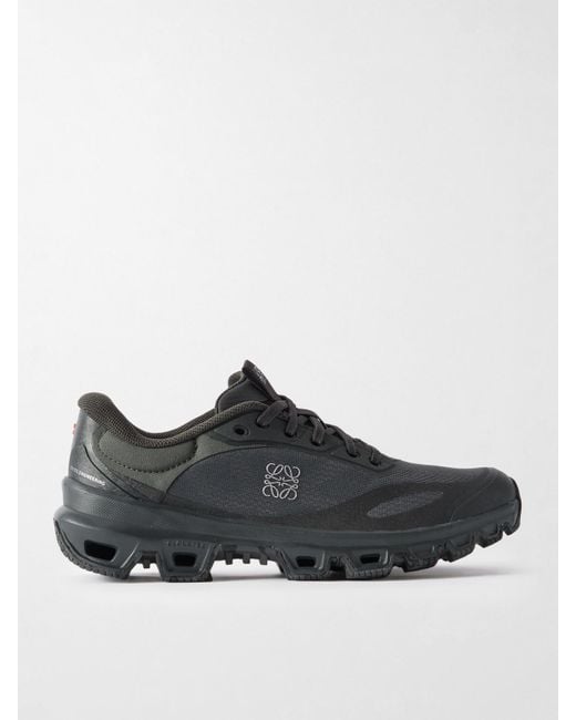 Loewe Black On Cloudventure 2.0 Rubber-Trimmed Paneled Recycled-Mesh Sneakers