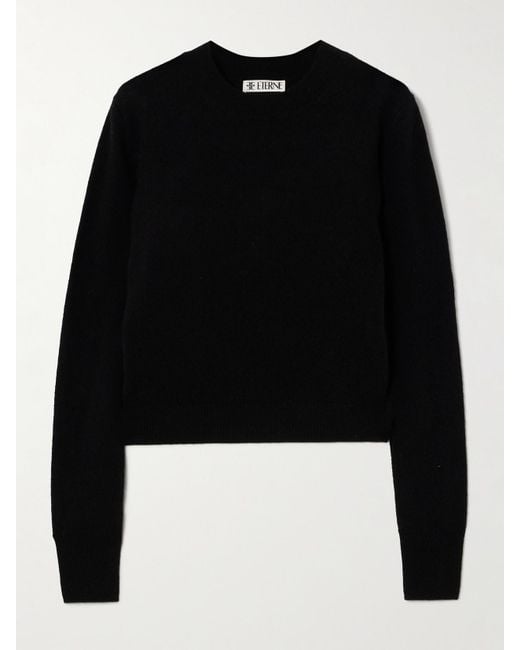 ÉTERNE Black Francis Cashmere Sweater