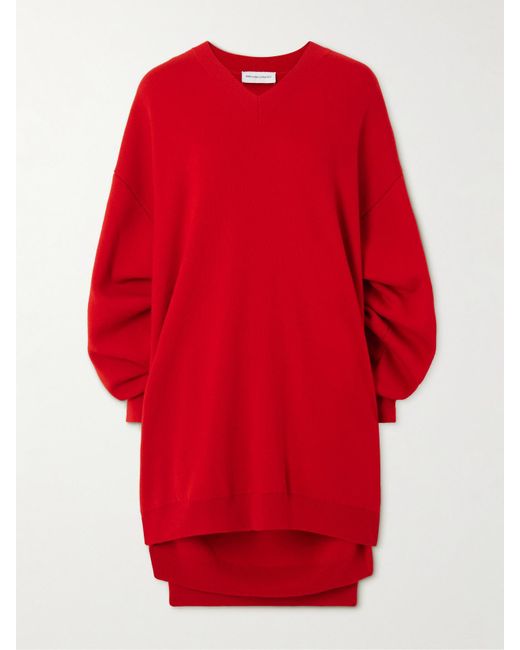 Marie Adam-Leenaerdt Layered Wool Mini Dress