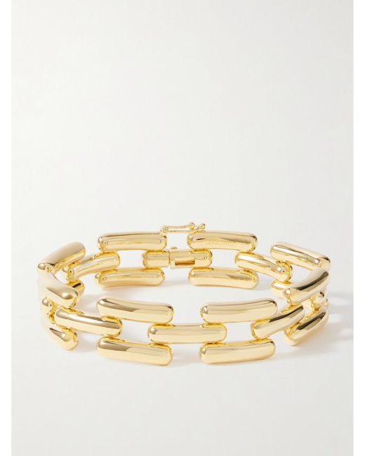 LIE STUDIO Metallic The Freya Vergoldetes Armband
