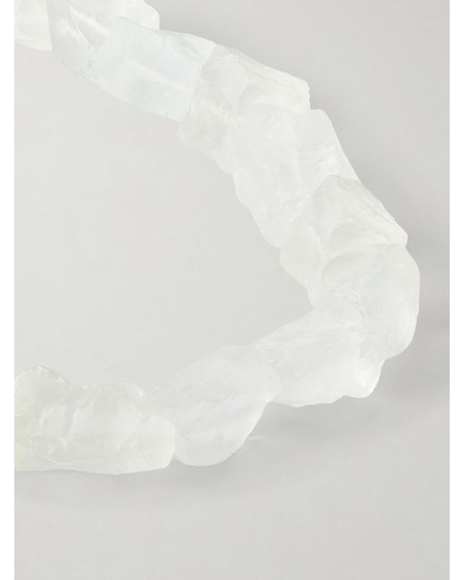 Completedworks White Resin Necklace