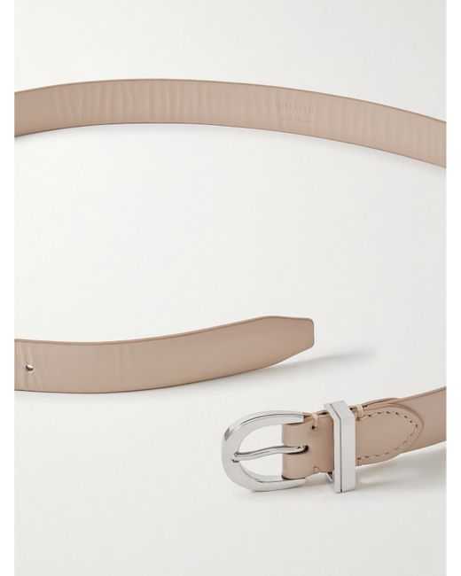 Khaite Natural Luna Leather Belt