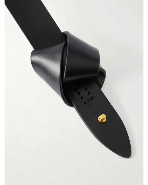 Isabel Marant Black Lassio Leather Belt