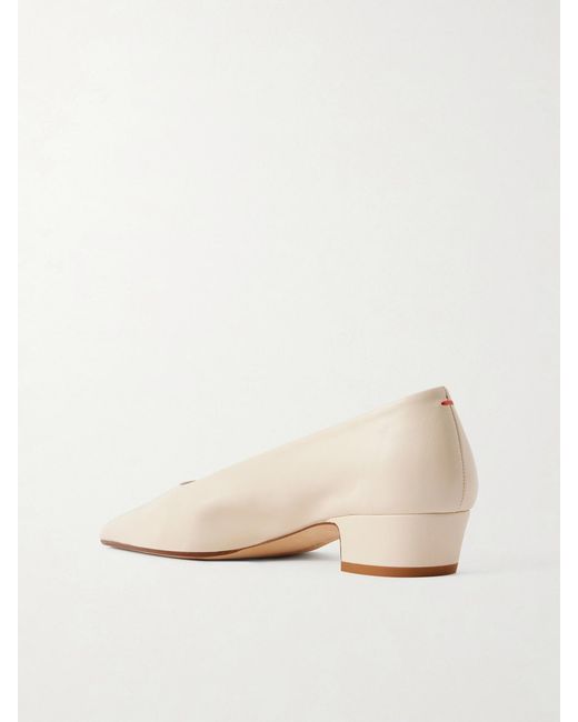 Aeyde Natural Rory Pumps Aus Leder