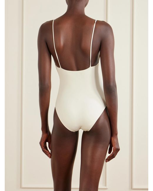 Lido White Trentasei Embellished One-Piece