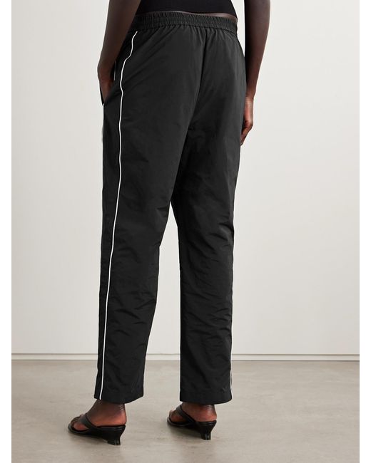 Tibi Black Shell Track Pants