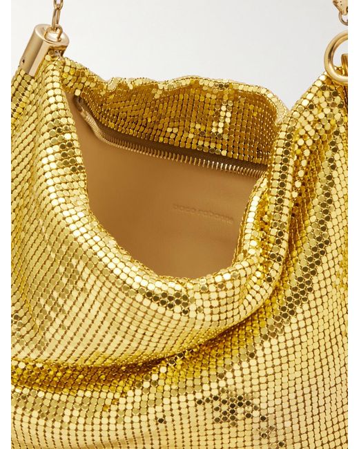 Rabanne Metallic Pixel Tote Aus Metall-Mesh
