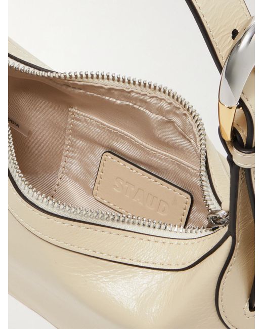 Staud Natural Owen Schultertasche Aus Leder