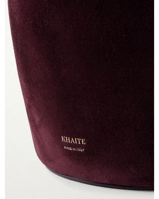 Khaite Purple Lotus Calf Hair Mini Bag