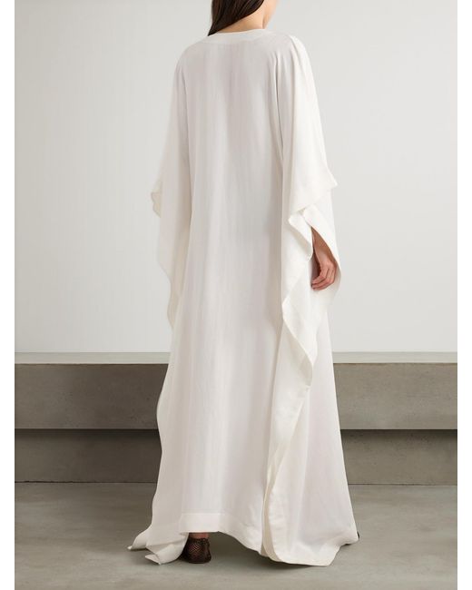 Alaïa White Crepe Maxi Dress