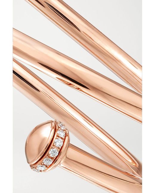Piaget Natural Possession Armreif Aus 18 Karat Roségold Mit Diamanten