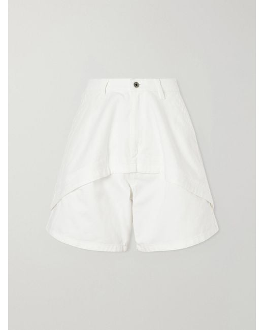 Loewe White Paula's Ibiza Denim Shorts