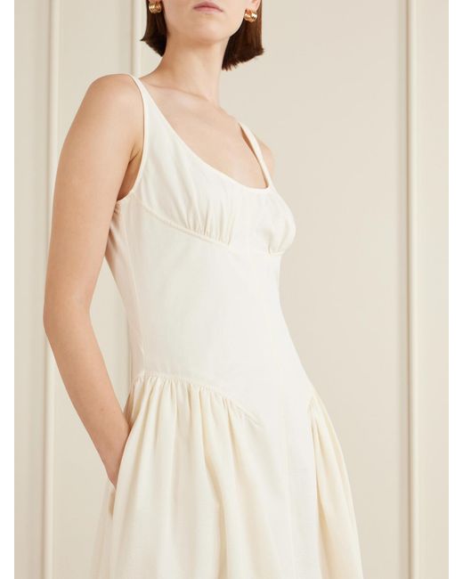 Proenza Schouler White Solira Seersucker Midi Dress