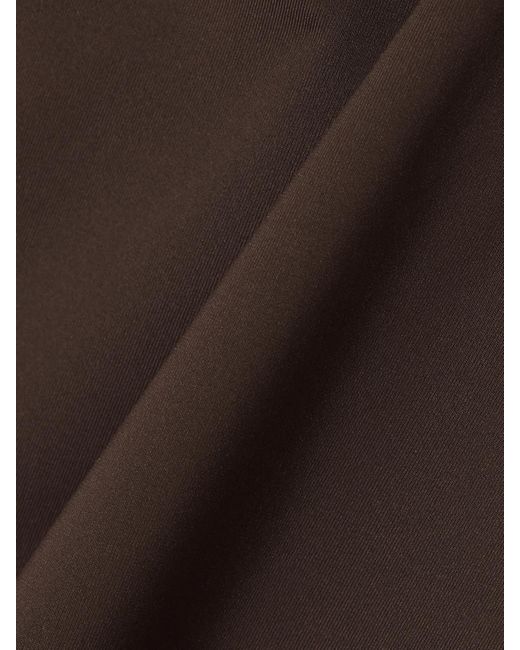 St. Agni Brown Scoop Recycled Swimsuit
