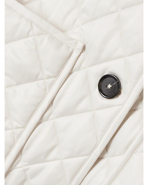 Totême  Natural Scarf-Detailed Quilted Recycled-Shell Jacket