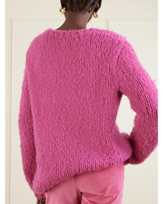 Gabriela Hearst Pink Lawrence Cashmere Sweater