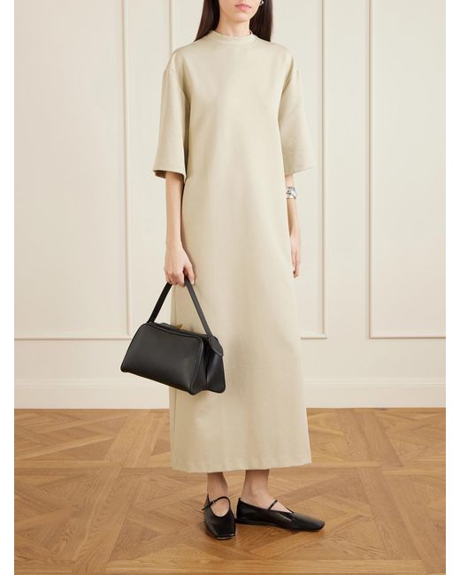Wardrobe NYC Natural Stretch-Cotton Jersey Midi Dress