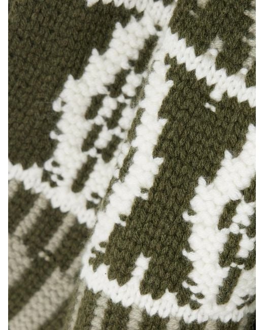 arch4 Green Austria Fair Isle Cashmere Scarf
