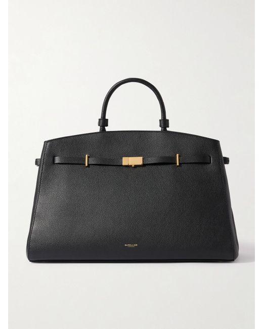 Sac À Main En Cuir Texturé The Hudson Small DeMellier London en coloris Black