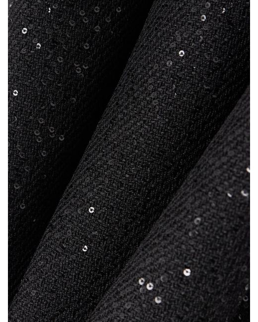 Tom Ford Black Sequin-Embellished Wool-Blend Twill Straight-Leg Pants