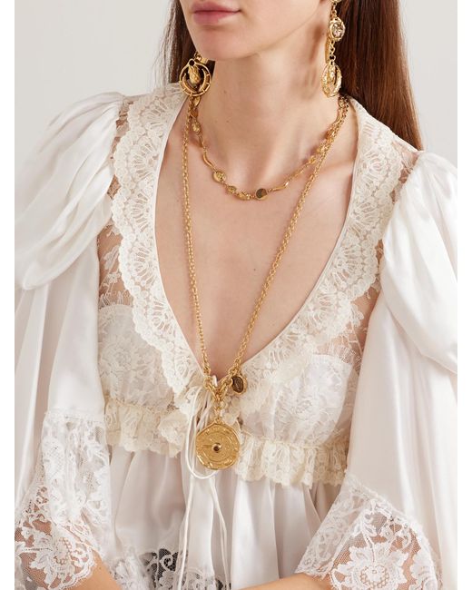 Chloé Metallic Tone Necklace