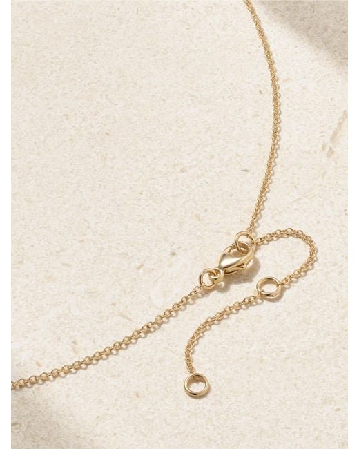 STONE AND STRAND Natural Silvia Kette Aus 14 Karat Mit Diamant
