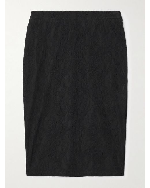Stella McCartney Black Rock Aus Stretch-Spitze