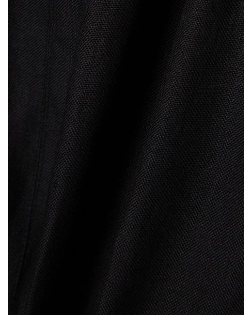 Bondi Born Black Net Sustain Bormio Strapless Woven Maxi Dress