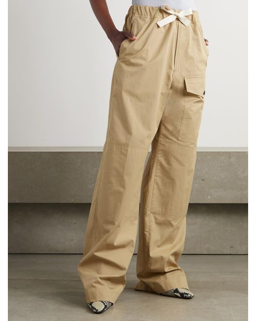 Pantalon Cargo En Serge De Coton Dries Van Noten en coloris Natural