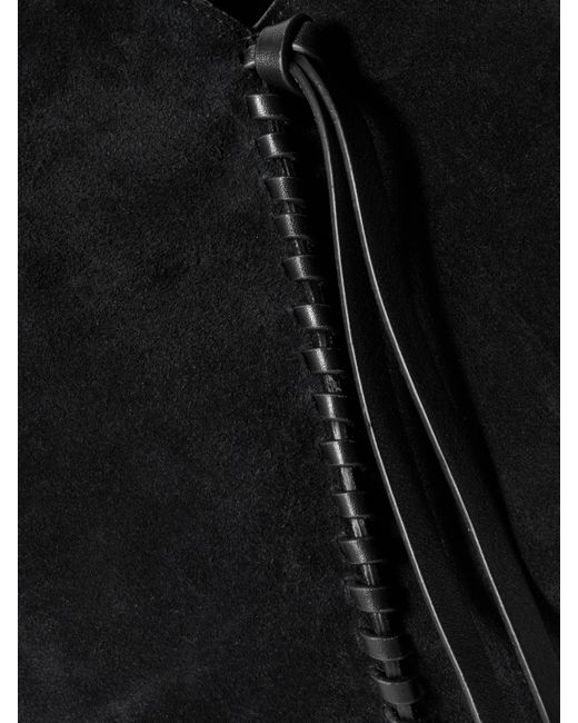 Sac À Main En Daim À Finitions En Cuir 25E Tampa Isabel Marant en coloris Black