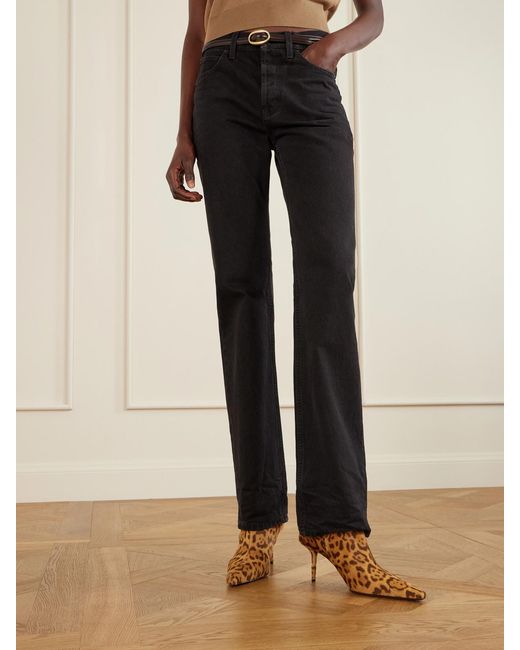Saint Laurent Brown Ashley Bootie