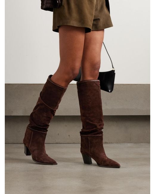 Jimmy Choo Brown Cowboy Boots