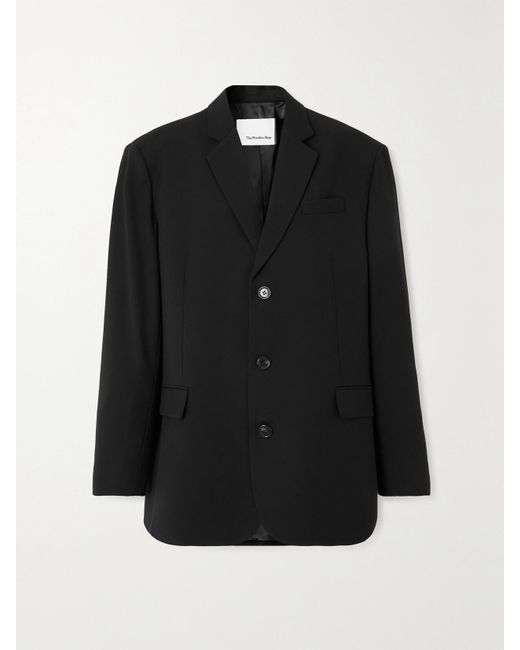 Frankie Shop Black Gelso Oversized-Blazer Aus Einer Tencel-Lyocell-Mischung