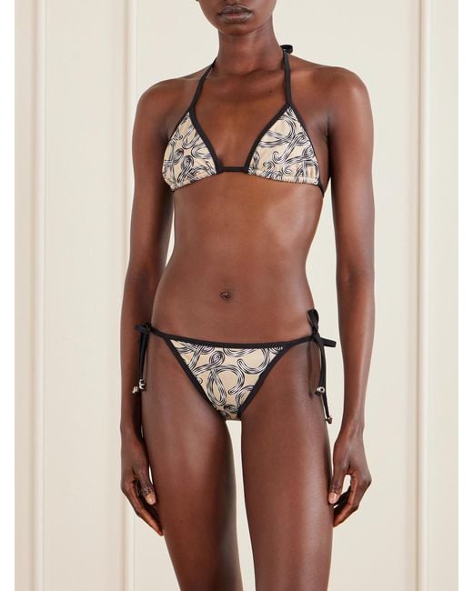 Loewe Black Paula's Ibiza Printed Bikini Briefs