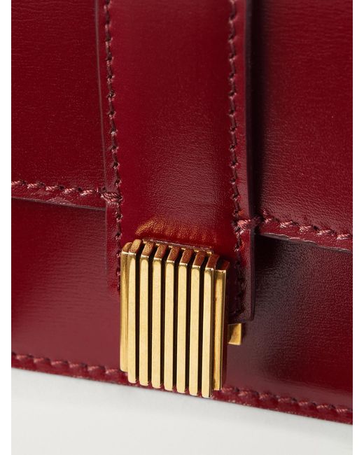 Khaite Red Blake Mini Leather Shoulder Bag