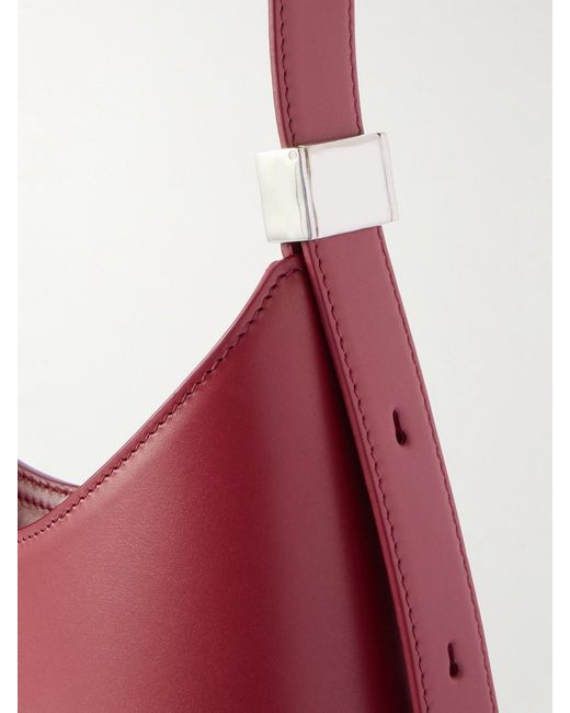 Jil Sander Red Eldorado Shoulder Bag