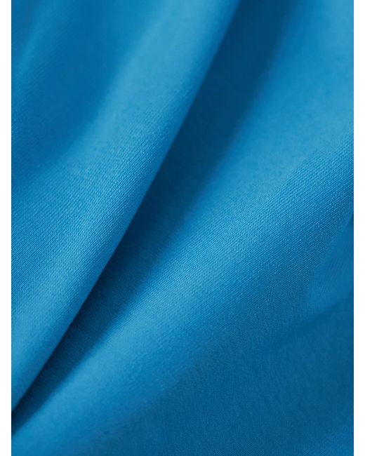 Marysia Swim Blue Porto Two-Tone Triangle Bikini Top