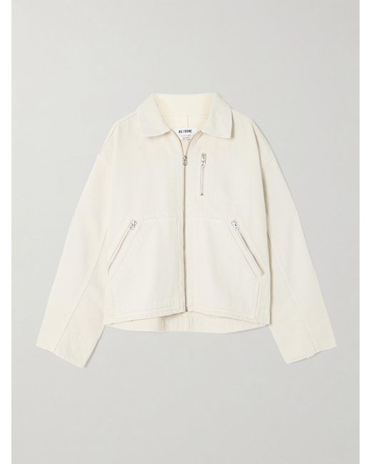 Re/done Natural Cotton-Twill Jacket