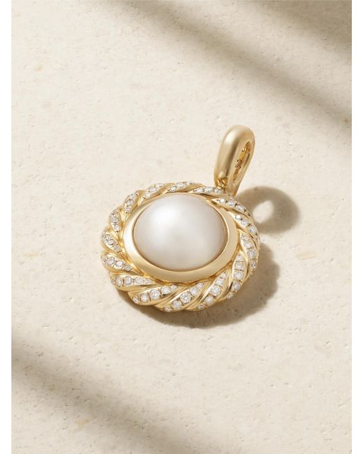 David Yurman Natural 18-Karat, Diamond And Pearl Pendant