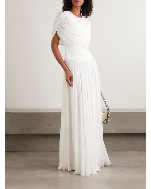 lilac formal maxi dress Rhoda Lilac Twist Halter-Neck Cape Maxi Dress – Club L London