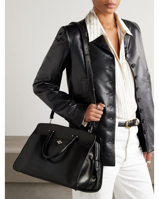Metier Black Private Eye Leather Tote