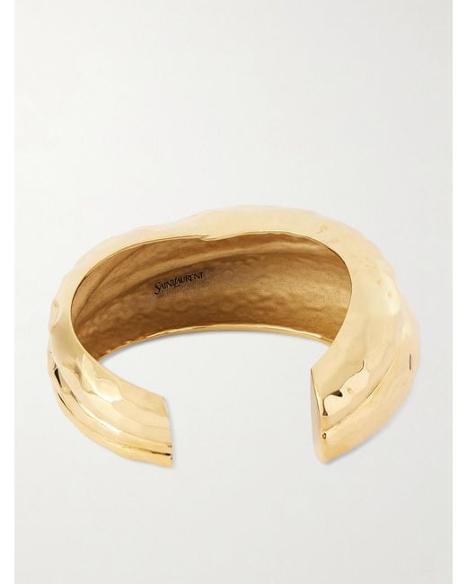Saint Laurent Natural Tone Cuff