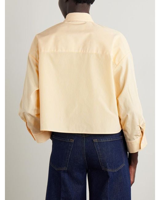 Twp Natural Next Ex Striped Cotton-Poplin Shirt