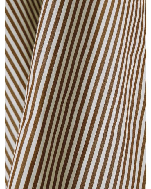 B Sides Natural Nolan Striped Cotton-Poplin Shirt