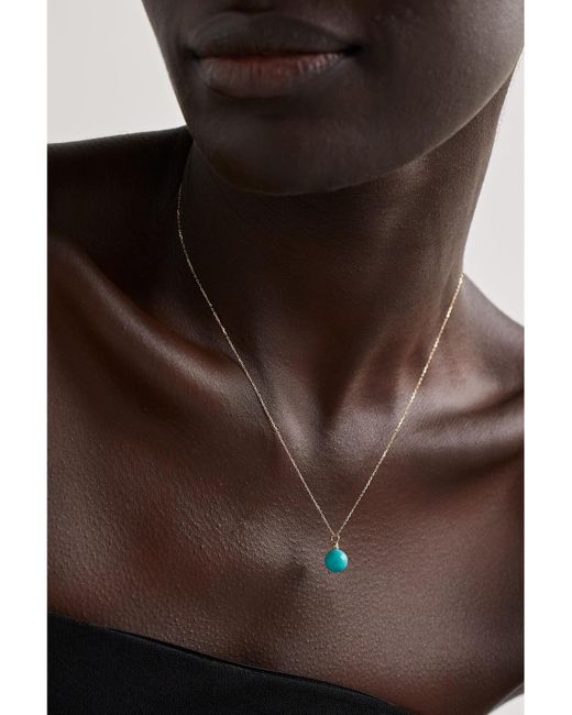 Mateo Blue 14-Karat, And Diamond Necklace