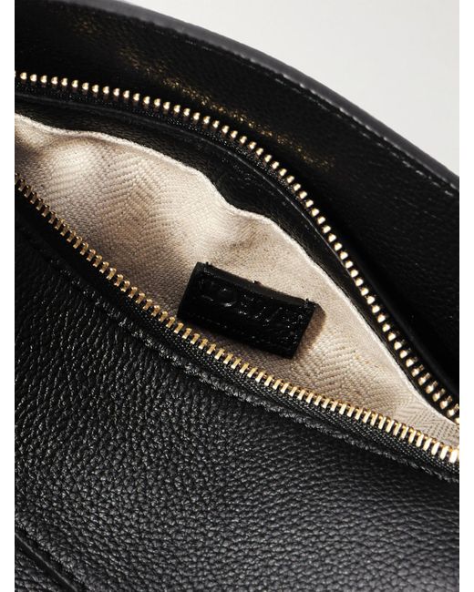 Loewe Black Puzzle Edge Mini Textured-Leather Shoulder Bag
