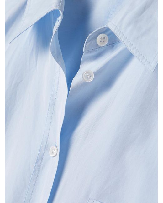 The Row Blue Gavina Sea Island Cotton Shirt