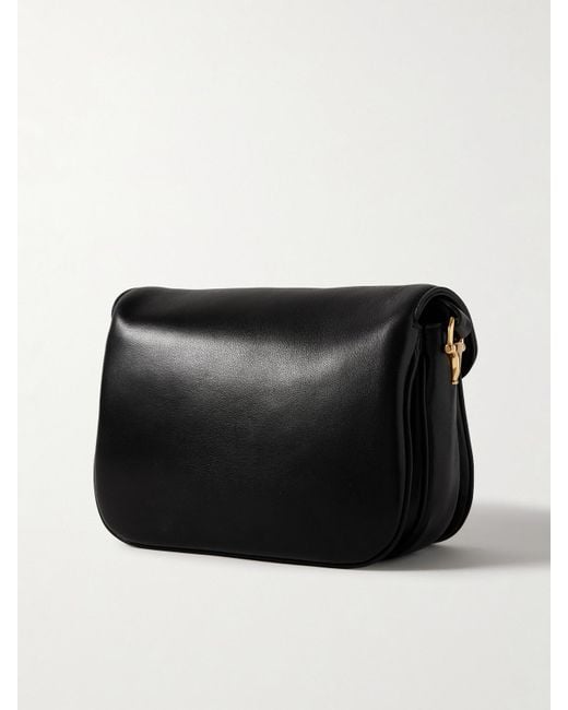 Gucci Black Horsebit 1955 Leather Shoulder Bag