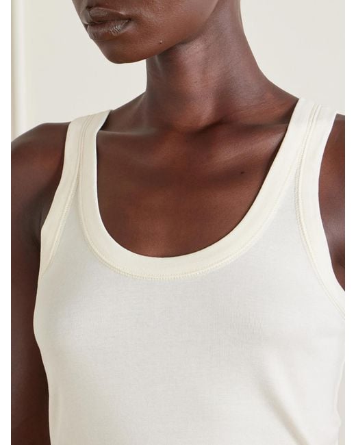 Lemaire Natural Cotton-Jersey Tank