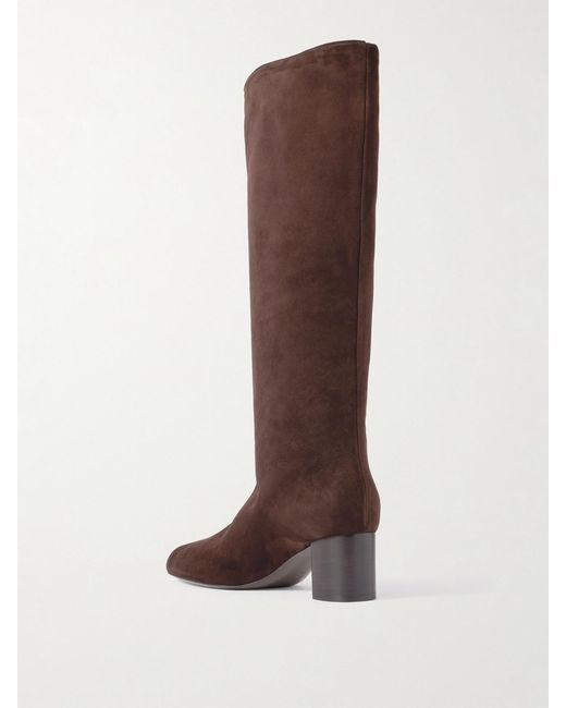 Totême  Brown Downtown Suede Boots